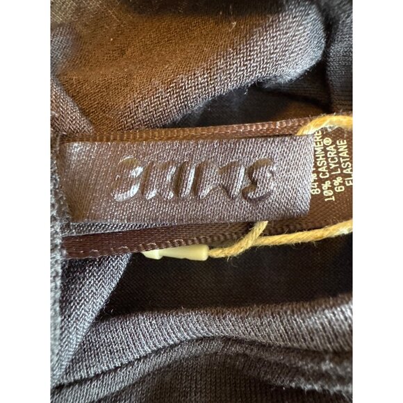 Skims Sheer Modal Maxi Dress L Phoenix Brown Long Sleeve Stretch Loungewear NWT - Picture 4 of 11